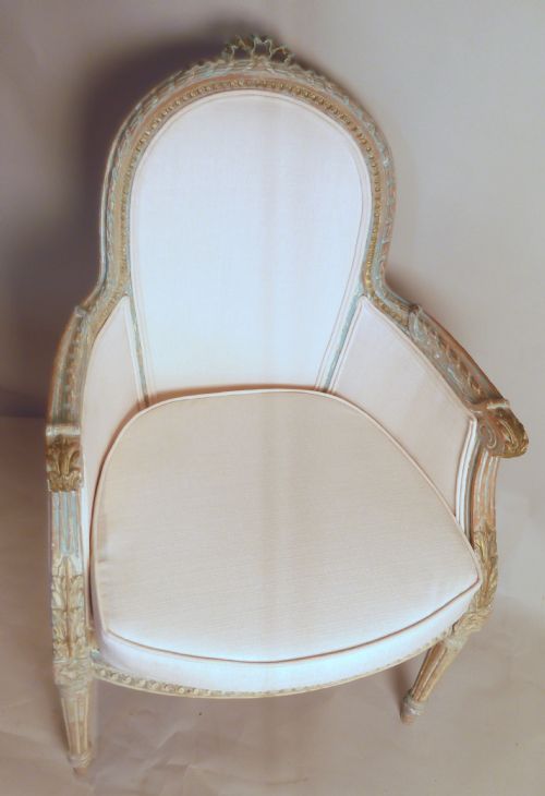 LATE 19TH CENT FRENCH ARM CHAIR - ADDITIONAL PHOTO 3