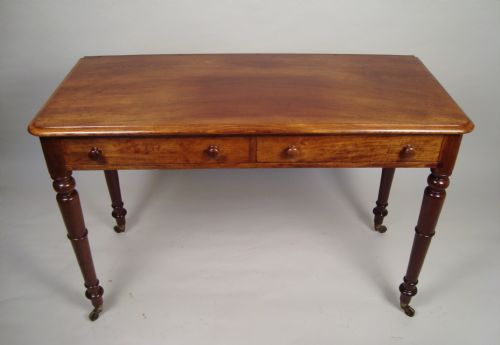 a handsome victorian writing desk - CATEGORY: ANTIQUE FURNITURE - DATED VICTORIAN