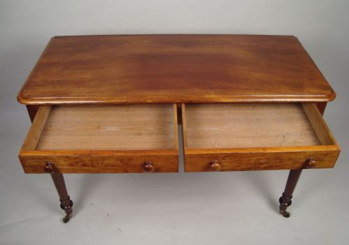 A HANDSOME VICTORIAN WRITING DESK - ADDITIONAL PHOTO 5