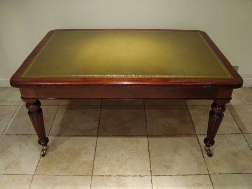 a top quality william iv writing desklibrary table dating from circa 1830 - CATEGORY: ANTIQUE DESKS - DATED 1800