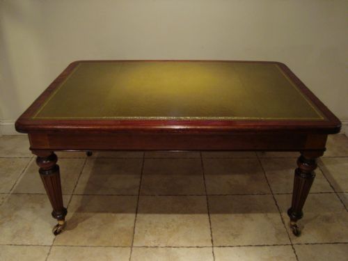A TOP QUALITY WILLIAM IV WRITING DESKLIBRARY TABLE DATING FROM CIRCA 1830 - ADDITIONAL PHOTO 7