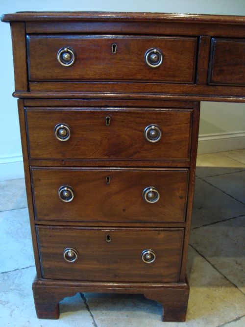 EDWARDIAN LARGE PARTNERS DESK - ADDITIONAL PHOTO 2