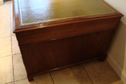 EDWARDIAN LARGE PARTNERS DESK - ADDITIONAL PHOTO 6