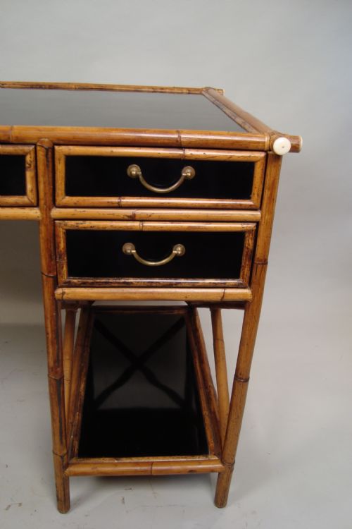 ART DECO BAMBOO DESK - ADDITIONAL PHOTO 2