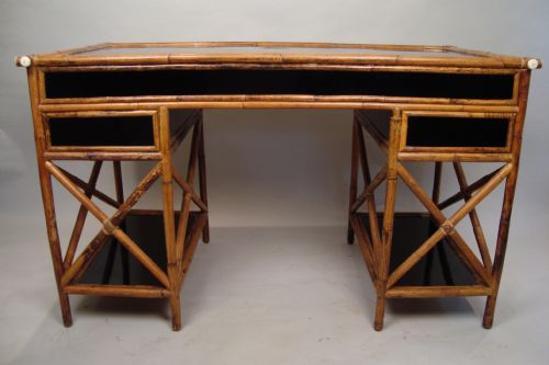 ART DECO BAMBOO DESK - ADDITIONAL PHOTO 6