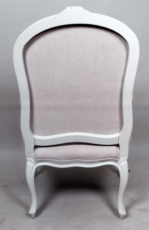 A PAIR OF 19TH CENTURY FRENCH BERGERE CHAIRS - ADDITIONAL PHOTO 4