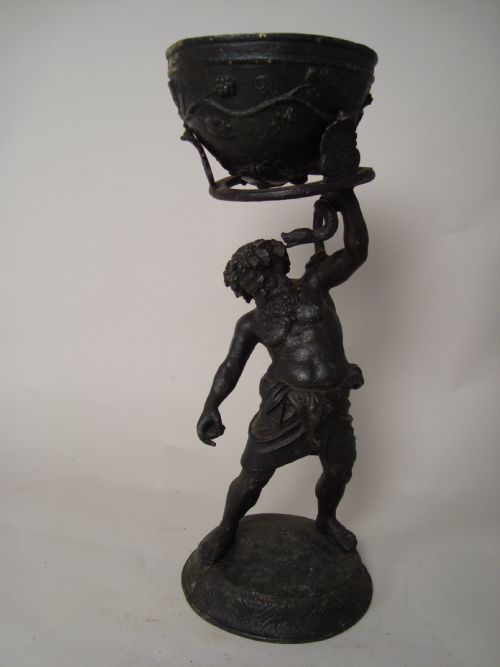 a magnificent blackened bronze statue - CATEGORY: ANTIQUE METAL - DATED VICTORIAN