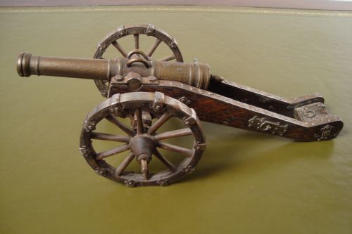 DECORATIVE FRENCH CANNON - ADDITIONAL PHOTO 3