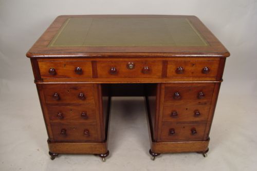 a superb and incredibly rare partners desk - CATEGORY: ANTIQUE DESKS - DATED VICTORIAN