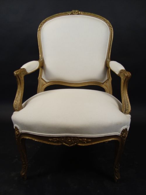 AN ELEGANT 19TH CENTURY FRENCH BERGERE ARMCHAIR - ADDITIONAL PHOTO 2