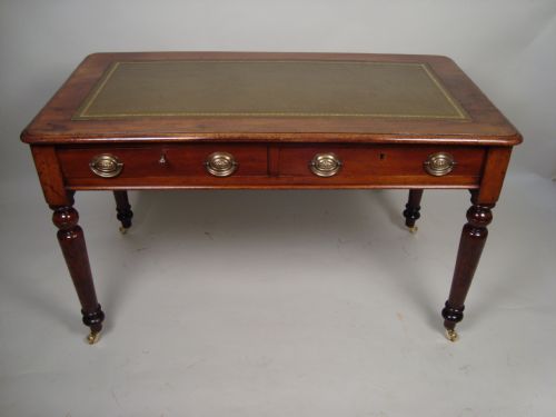 a fine early victorian writing desktable - CATEGORY: ANTIQUE DESKS - DATED VICTORIAN