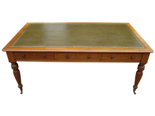 an impressive victorian conference partners table - CATEGORY: ANTIQUE DESKS - DATED VICTORIAN