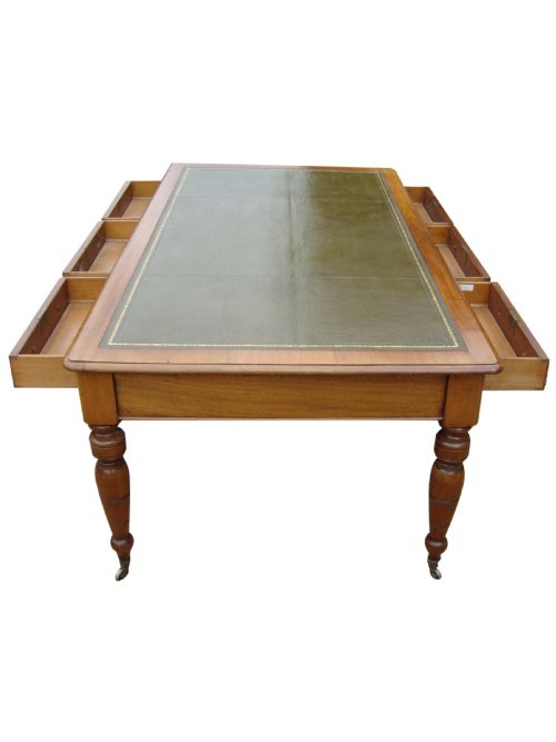 AN IMPRESSIVE VICTORIAN CONFERENCE PARTNERS TABLE - ADDITIONAL PHOTO 3