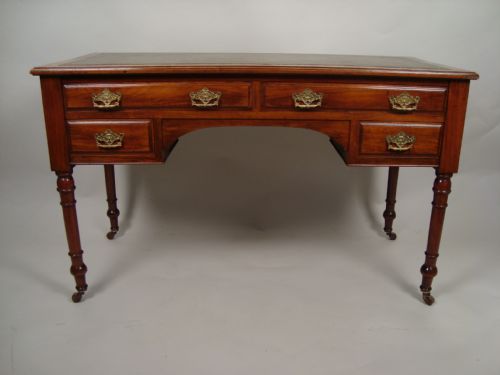 A FINE VICTORIAN WALNUT WRITING DESKTABLE - ADDITIONAL PHOTO 1