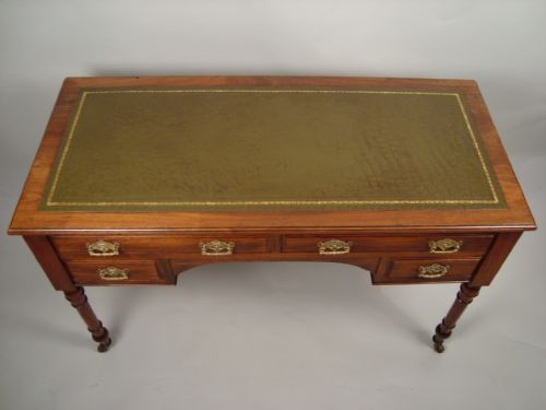 A FINE VICTORIAN WALNUT WRITING DESKTABLE - ADDITIONAL PHOTO 2