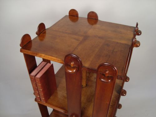 A RARE LIBERTY REVOLVING BOOKCASE - ADDITIONAL PHOTO 1