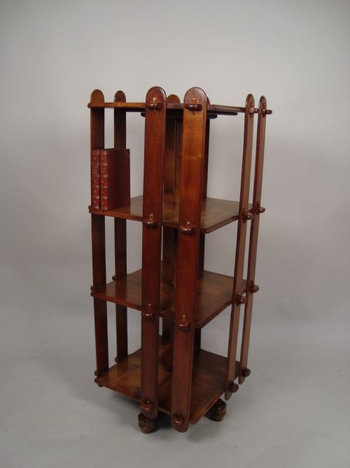 A RARE LIBERTY REVOLVING BOOKCASE - ADDITIONAL PHOTO 3