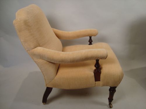 A PAIR OF EARLY 20THC ARMCHAIRS - ADDITIONAL PHOTO 2