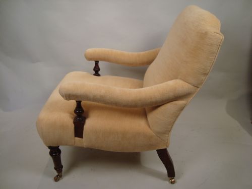 A PAIR OF EARLY 20THC ARMCHAIRS - ADDITIONAL PHOTO 3