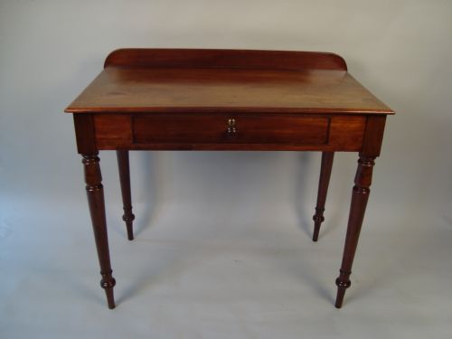 an elegant victorian mahogany writingside table - CATEGORY: ANTIQUE TABLES - DATED VICTORIAN