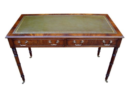 a delightful early victorian quality writing tabledesk - CATEGORY: ANTIQUE TABLES - DATED VICTORIAN