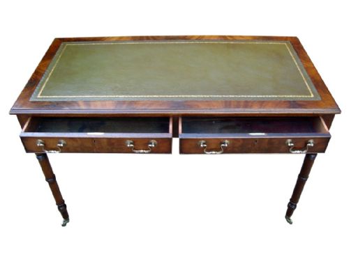 A DELIGHTFUL EARLY VICTORIAN QUALITY WRITING TABLEDESK - ADDITIONAL PHOTO 2