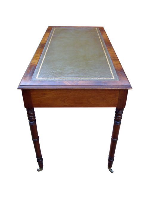 A DELIGHTFUL EARLY VICTORIAN QUALITY WRITING TABLEDESK - ADDITIONAL PHOTO 4