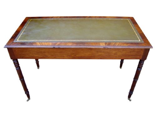 A DELIGHTFUL EARLY VICTORIAN QUALITY WRITING TABLEDESK - ADDITIONAL PHOTO 5