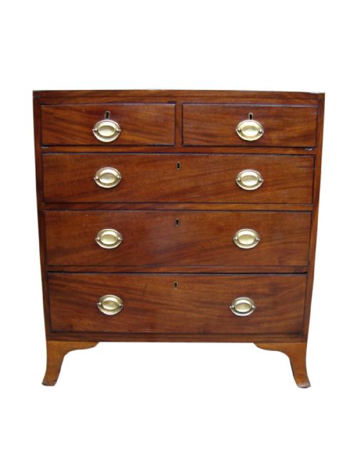 an elegant regency 'caddie top' chest of drawers - CATEGORY: ANTIQUE CHEST OF DRAWERS - DATED GEORGIAN