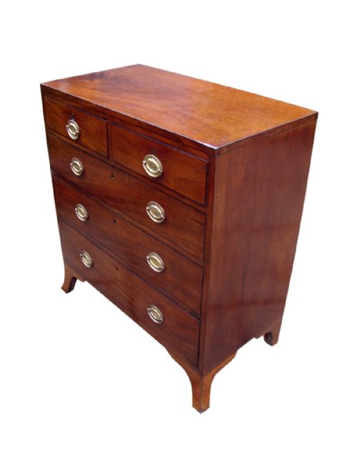 AN ELEGANT REGENCY 'CADDIE TOP' CHEST OF DRAWERS - ADDITIONAL PHOTO 1