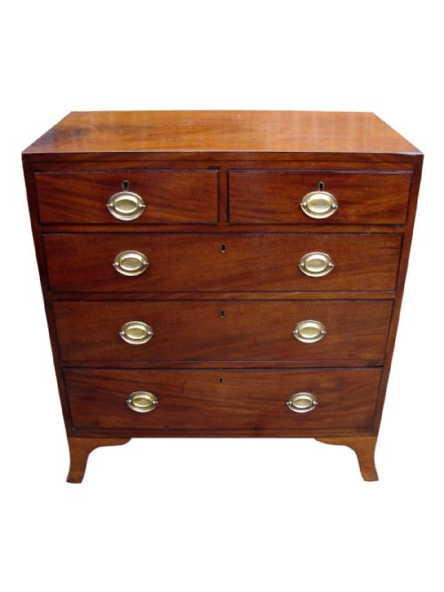 AN ELEGANT REGENCY 'CADDIE TOP' CHEST OF DRAWERS - ADDITIONAL PHOTO 3