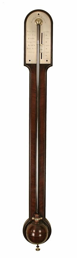 Antique Stick Barometer Henry Raines Shuttleworth - London