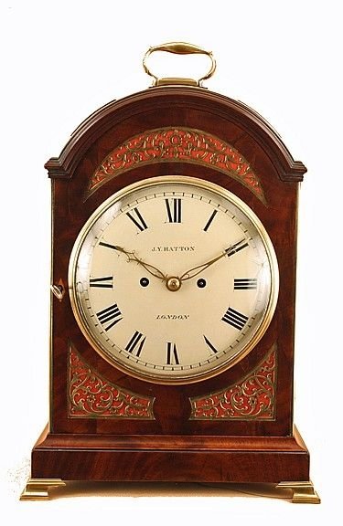 Antique Bracket Clock by Joseph Yorke Hatton of London
