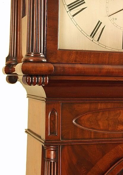 fig 1. Antique Regulator Grandfather Clock by Andrew Thomson of Glasgow