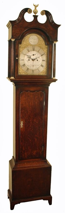 Antique Clock - Grandfather Clock by Charles Campbell of Boness