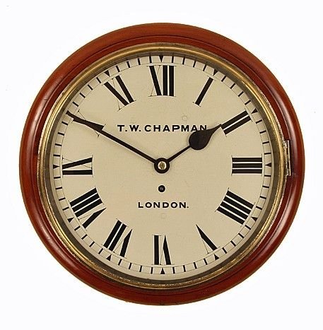 Antique Wall Clock by T. W. Chapman - London