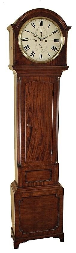 Antique Scottish Grandfather Clock by Barnes of Edinburgh