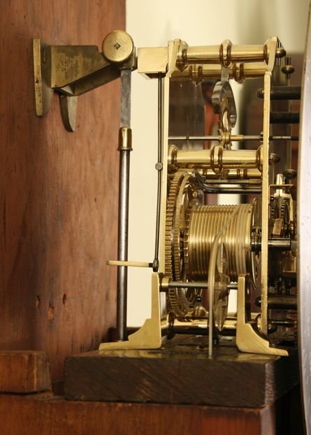 fig 1. Regulator Grandfather Clock by Stephenson of Warminster