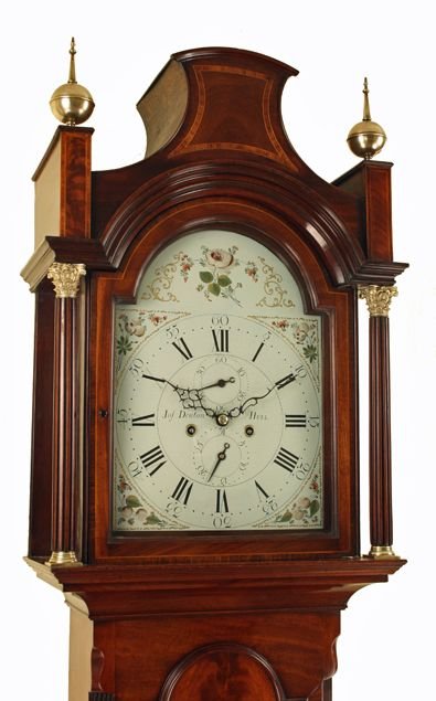 fig 1. Grandfather Clock by Denton of Hull
