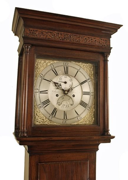 fig 1. Grandfather Clock by Glover of Worcester