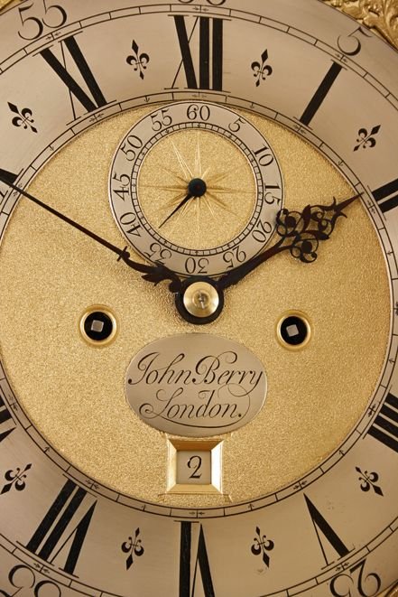 fig 2. 18th Century Walnut Longcase Clock by Berry of London