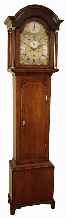 Scottish Oak Longcase Clock by Millar of Montrose