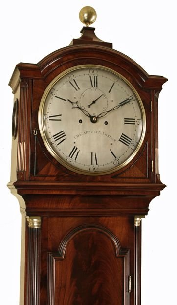 fig 1. London Longcase Clock by Charles Absolon