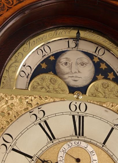 fig 2. Scottish Longcase Clock by James Nicol of Cannongate