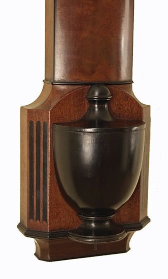 fig 1. Bow Fronted Stick Barometer by Worthington & Allan of London