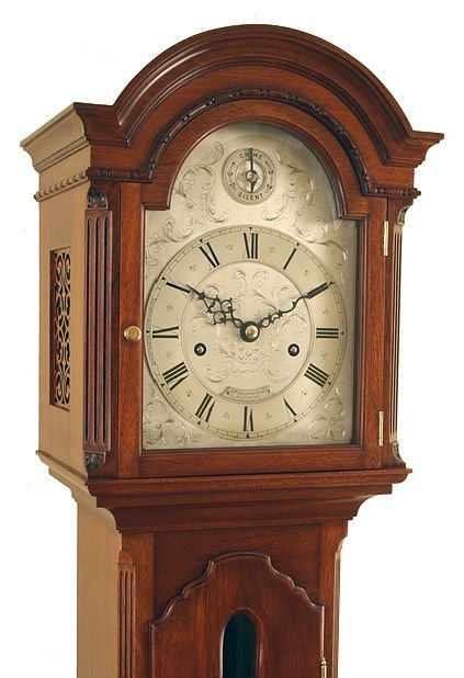 fig 1. Grandmother Clock by Gillett & Johnston