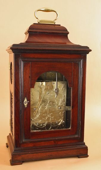 fig 1. Verge Table Clock by Hanckles of London