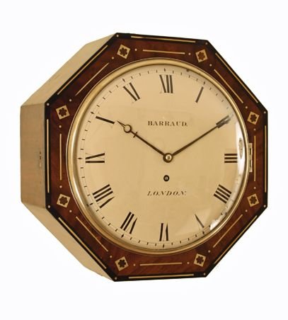 Antique Wall Clock by Barraud of London