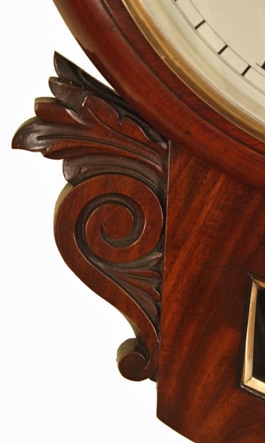 fig 1. Antique Wall Clock by Lambert of Colchester