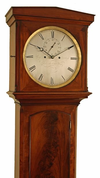 fig 1. Regulator Grandfather Clock by Gray of Edinburgh